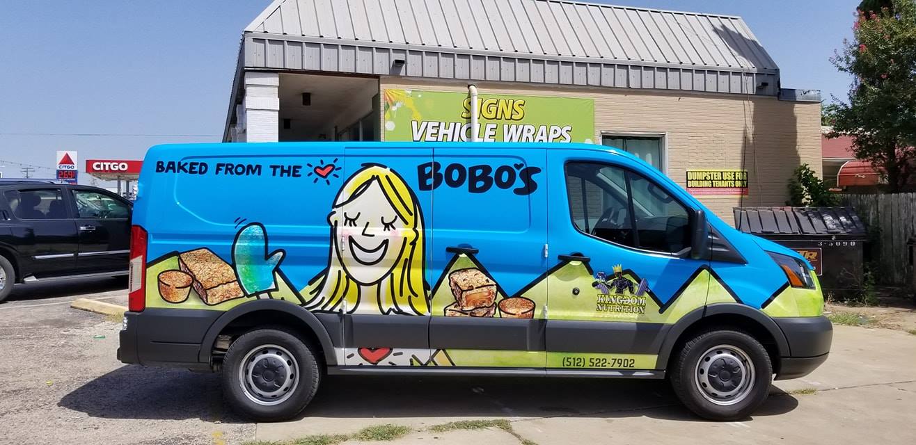 Capital Area Signs vehicle wrap service in Austin TX